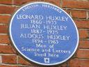 Huxley, Leonard - Huxley, Julian - Huxley, Aldous (id=558)